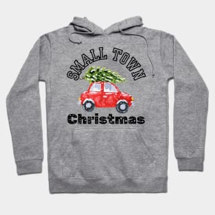 Vintage Small Town Christmas Hoodie